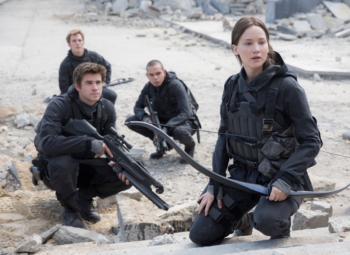 Snow Will Fall! Jennifer Lawrence stürmt in der Free-TV-Premiere von &quot;Die Tribute von Panem 4&quot; das Kapitol