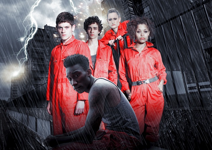 ZDFneo hat Superkräfte: Start der neuen Fantasy-Serie "Misfits" (BILD)