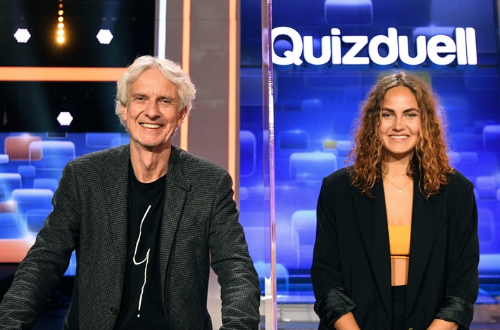 Das Erste / Doppel-Carrière gegen den "Quizduell-Olymp": Elena und Mathieu Carrière bei Jörg Pilawa / am Freitag, 4. Dezember 2020, 18:50 Uhr im Ersten