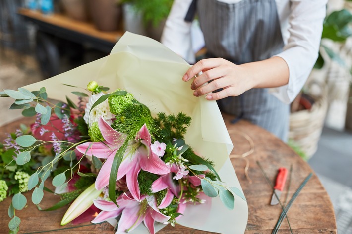 Blumen zum Muttertag - und die Verpackung?
