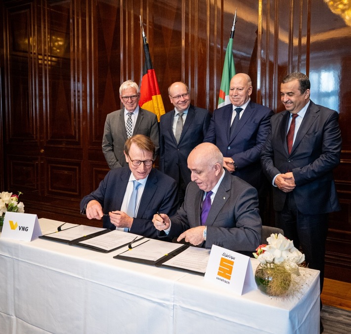 Beitrag zur Versorgungssicherheit und Diversifizierung: Partnerschaft von VNG und SONATRACH wird ausgebaut