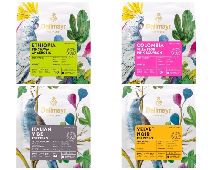 Dallmayr launcht sieben neue Specialty Coffees für Gastronomie