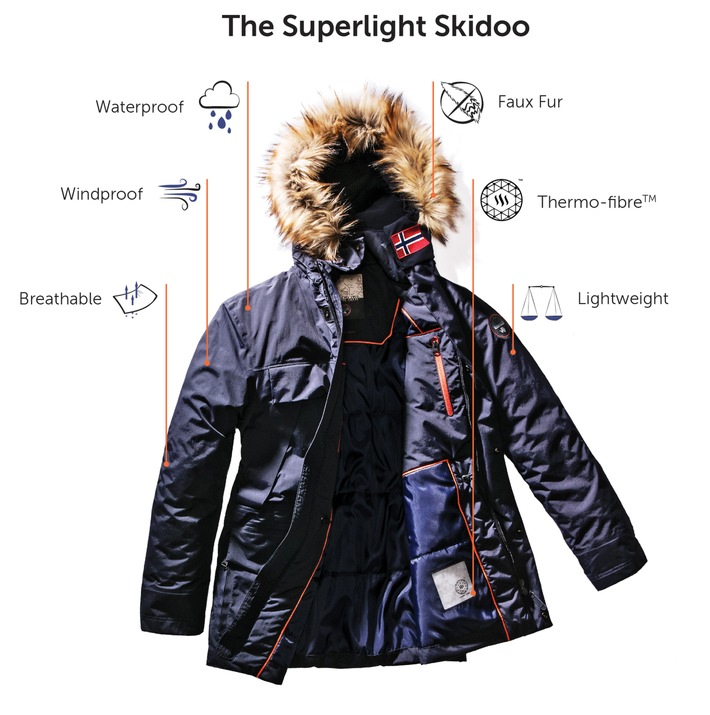 Napapijri FW17 merges innovation and animal welfare / The new collection featuring the innovative Superlight Skidoo, is 100% down and fur free