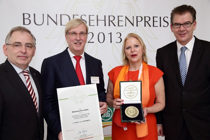 Erster Bundesehrenpreis für Mestemacher aus Gütersloh / Auszeichnung für überzeugende Qualität im Sortiment - Preisverleihung in Berlin (BILD)