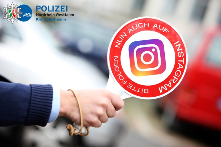 POL-ME: Kreispolizeibehörde Mettmann startet Instagram-Kanal - Kreis Mettmann - 2104003