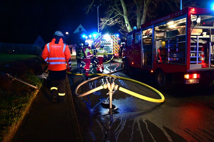 FF Olsberg: Zimmerbrand durch Renovierungsarbeiten