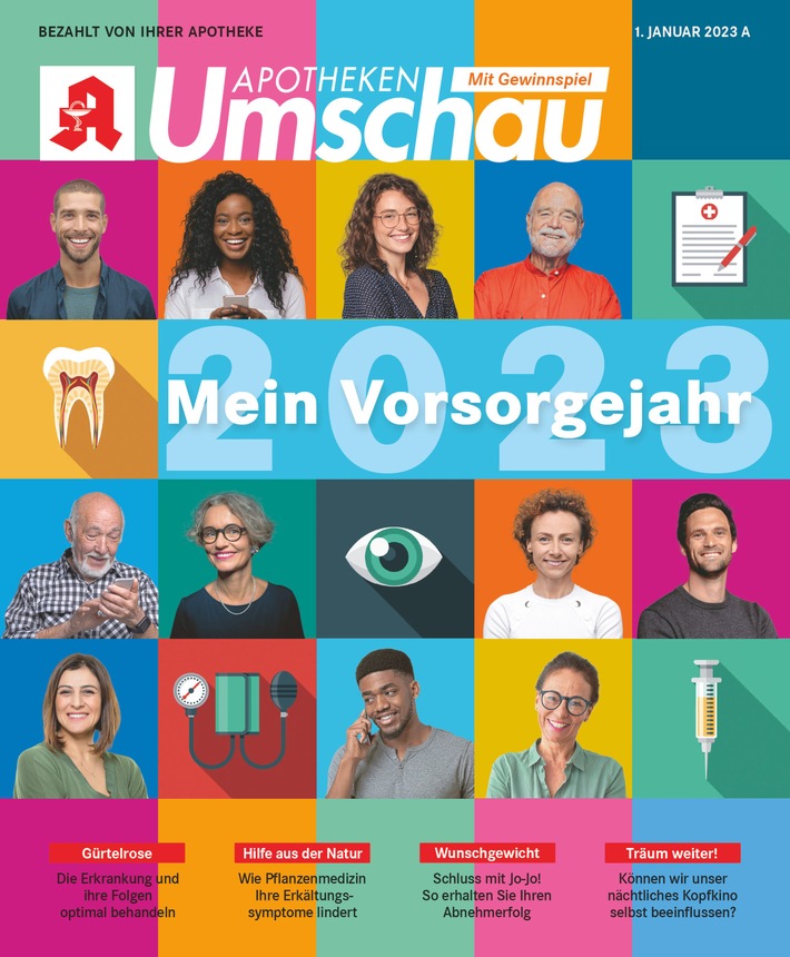 Zur Vorsorge im neuen Jahr: Was Patient:innen wissen müssen / Die "Apotheken Umschau" zeigt übersichtlich, wer wann was untersuchen lassen sollte