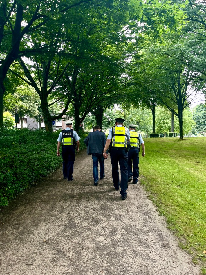POL-HAM: Polizeipräsident Thomas Kubera "auf Streife" in Hamm-Mitte