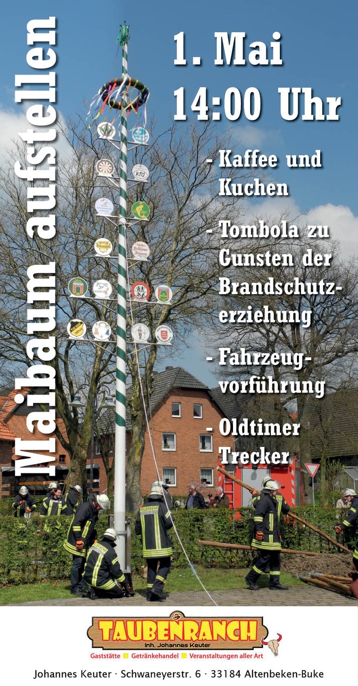 FW-PB: Rund um den Maibaum