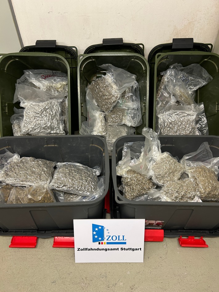 ZOLL-S: Zoll entdeckt illegale Marihuana-Plantage und nimmt zwei Tatverdächtige fest / Rund 700 Pflanzen (davon 400 Stecklinge)und 30 Kilogramm verkaufsfertiges Marihuana in einer Privatwohnung sichergestellt