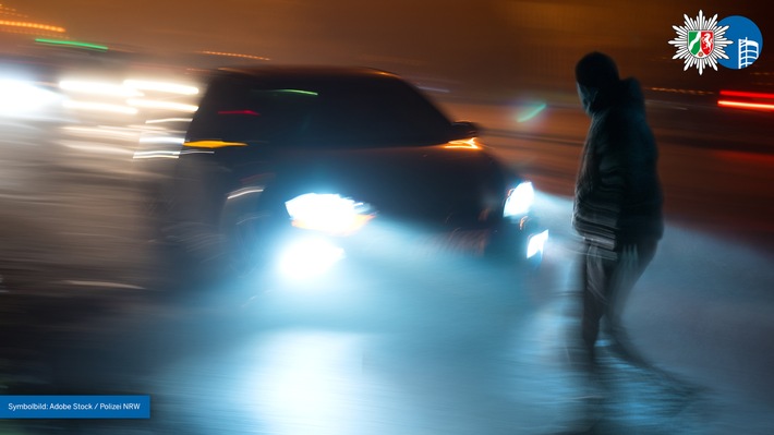 POL-OB: Pkw-Fahrer erfasst Fußgängerin - Hinweise der Polizei Oberhausen zur "dunklen Jahreszeit"