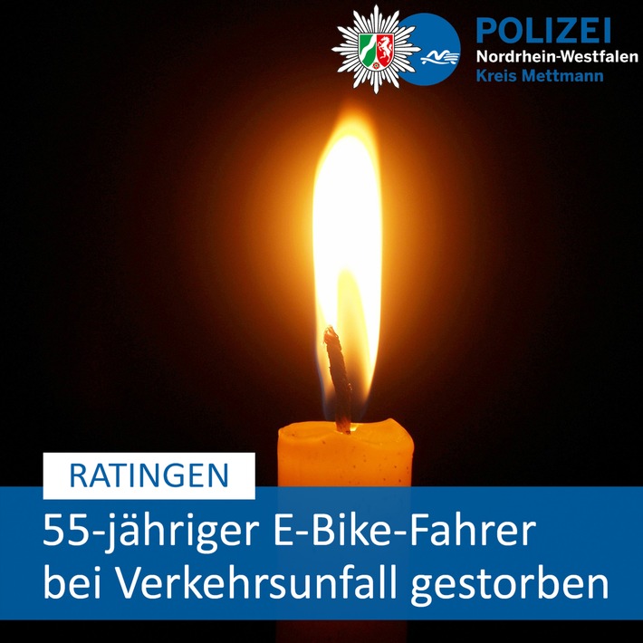 POL-ME: E-Bike-Fahrer nach tragischem Verkehrsunfall verstorben - Ratingen - 2310102