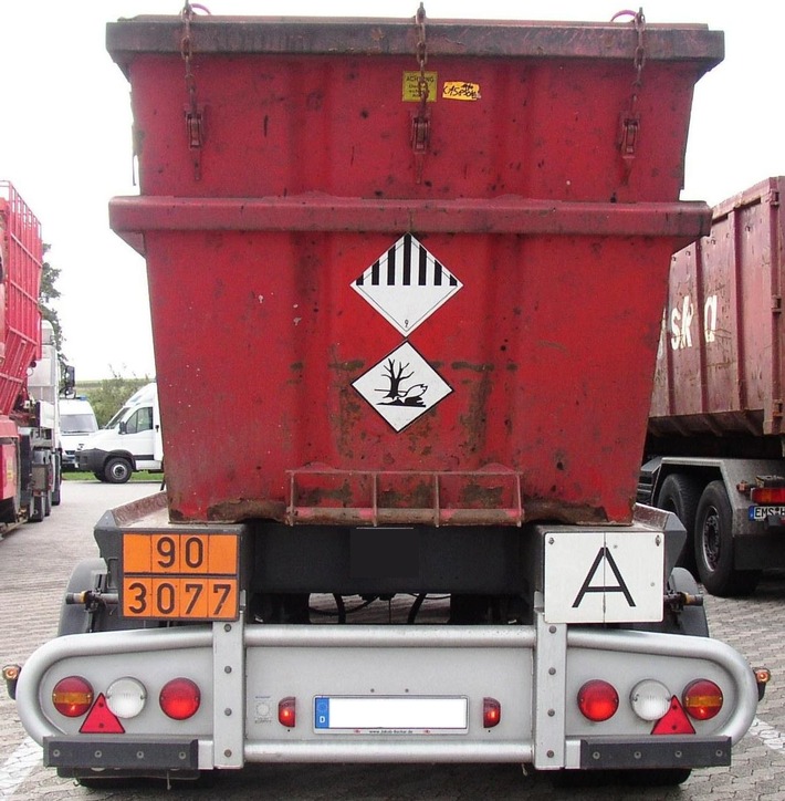 POL-VDMZ: Abfalltransportkontrollen im Zuständigkeitsgebiet des Polizeipräsidiums Mainz
