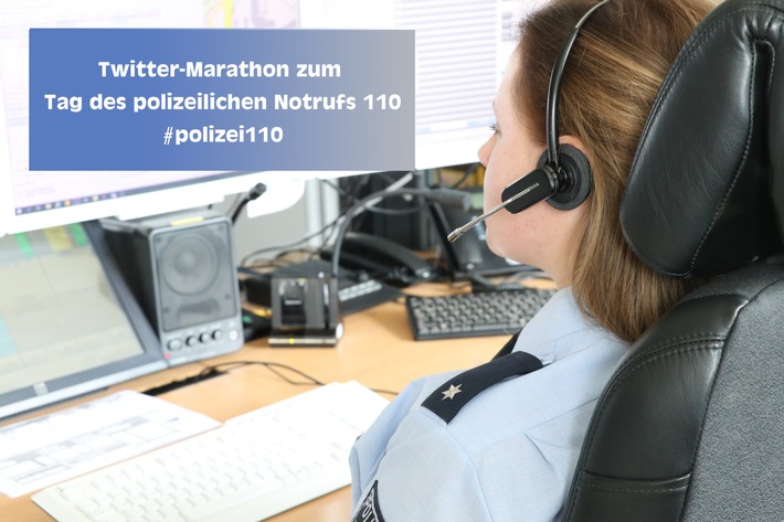 POL-NE: Bundesweiter Twitter-Marathon - Die Polizei im Rhein-Kreis Neuss twittert 12 Stunden non-stop am Tag des polizeilichen Notrufs 110