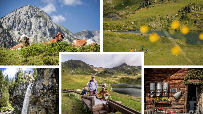 Zwischen Gipfeln und Wasserfall: Familienwanderungen in Obertauern – Großes Bergfest am 22. August