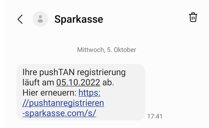 POL-HRO: Rostocker Polizei warnt: Vorsicht bei dieser SMS