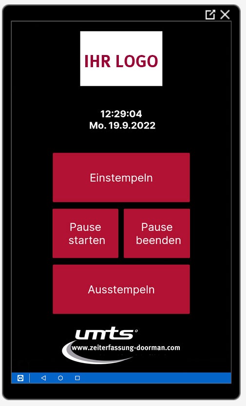 Rechtssichere Zeiterfassung leicht gemacht / Mit dem Zeiterfassung-Doorman stellt UMTS Media Service ein neues, nutzerfreundliches Produkt zur rechtssicheren Erfassung von Arbeitszeiten vor