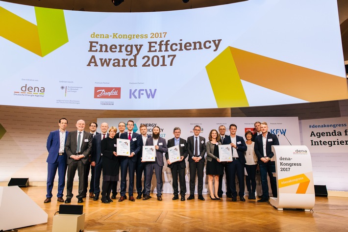 Energy Efficiency Award 2017: ALDI, AIXTRON und FLVW erhalten Energieeffizienzpreis