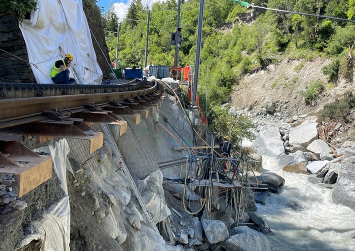 Betriebslage Matterhorn Gotthard Bahn Update #4:  Zermatt und das Mattertal sind sicher und zuverlässig erreichbar