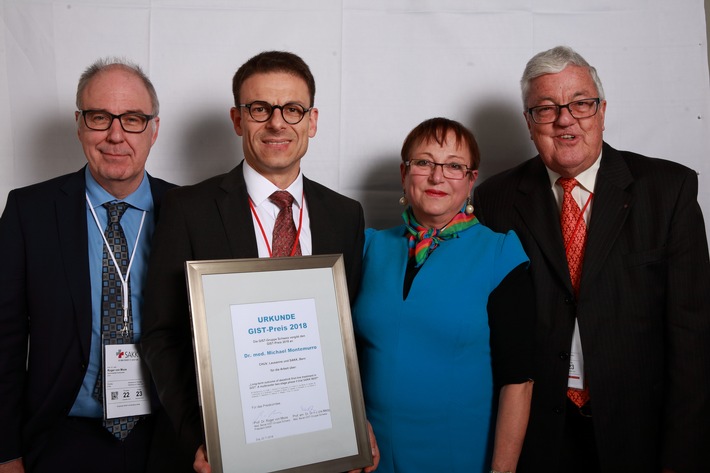 L&#039;organisation de soutien aux personnes touchées par une tumeur stromale gastro-intestinale, le groupe GIST Suisse, a remis pour la neuvième fois le Prix GIST.