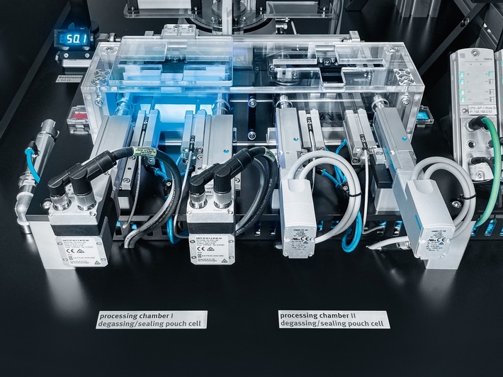 Pressemitteilung Festo: Zuverlässiges Degassing in der Batteriezellenproduktion