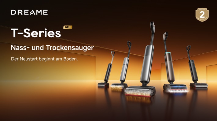 Dreame T-Serie ab sofort erhältlich Die nächste Generation der Nass- und Trockensauger