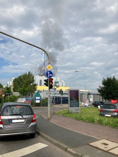 FW-F: Brand im Heizkraftwerk Heddernheim