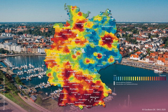 Die Hitze kehrt zurück in die Großstädte: Wohnwetterkarte 2025 von BPD und bulwiengesa zeigt Trendwende