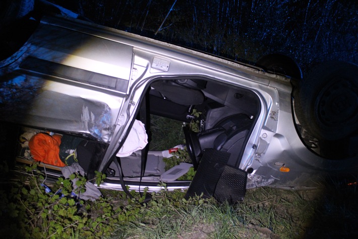 POL-DN: Schwerer Unfall ohne Fahrer