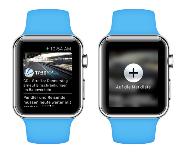 Sat.1 Regional stellt App für die Apple Watch vor