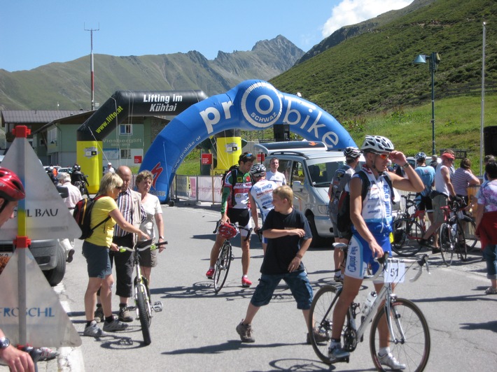 Bergkaiser-Radrennen Innsbruck/Kühtai am 14. August 2011 - BILD