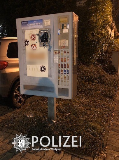 POL-PPWP: Zigarettenautomat aufgebrochen