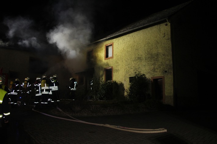 POL-PDWIL: Wohnhausbrand in Arenrath