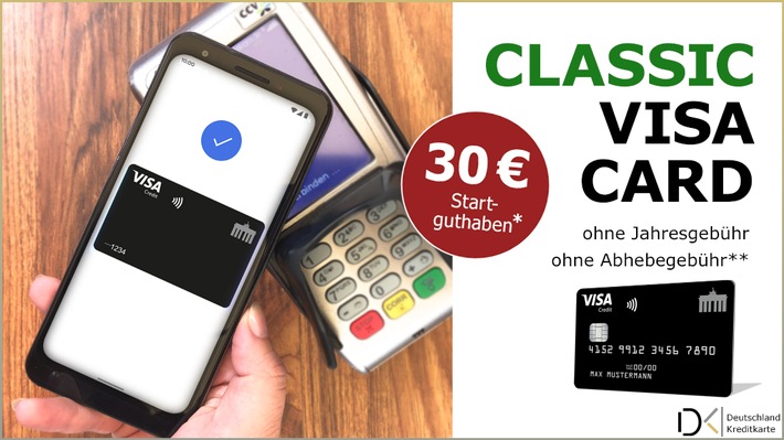 Jetzt verfügbar: Deutschland-Kreditkarte mit Google Pay