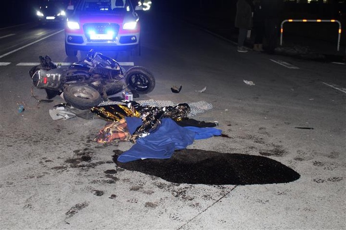POL-PDNR: Verkehrsunfall mit schwer verletztem Fahrer eines Motorrollers