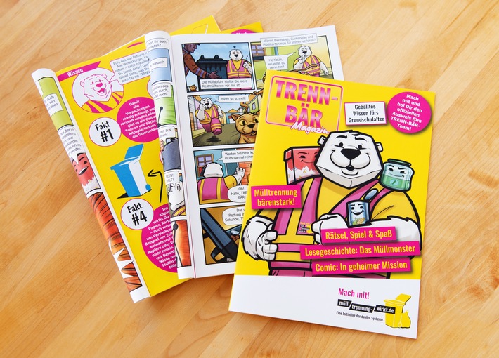 Ab sofort zum Bestellen: Das Trenn-Bär-Magazin für Grundschulen