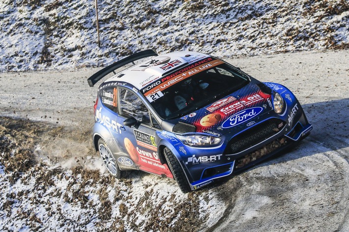 M-Sport Ford gewinnt mit dem Fiesta R5 die neue WRC 2-Pro-Kategorie der Rallye Monte Carlo (FOTO)