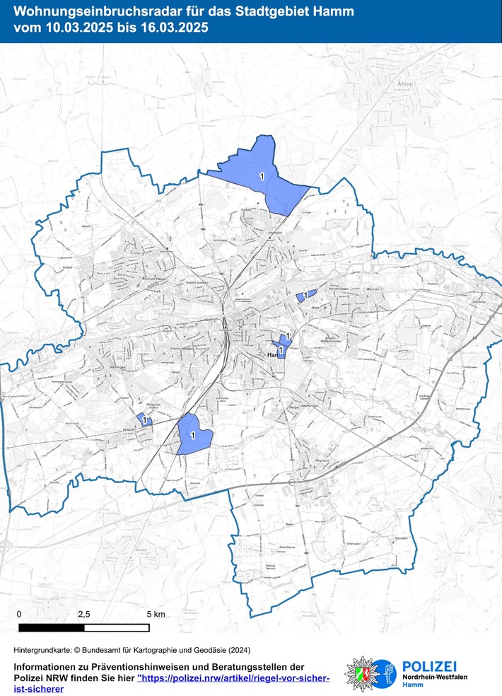 POL-HAM: Wohnungseinbruchsradar Hamm für die Woche vom 10. März bis 16. März