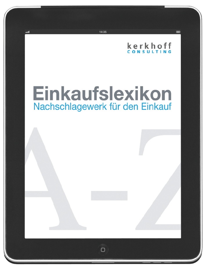 Kostenlos: Erstes Einkaufslexikon für iPad und iPhone von Kerkhoff Consulting
