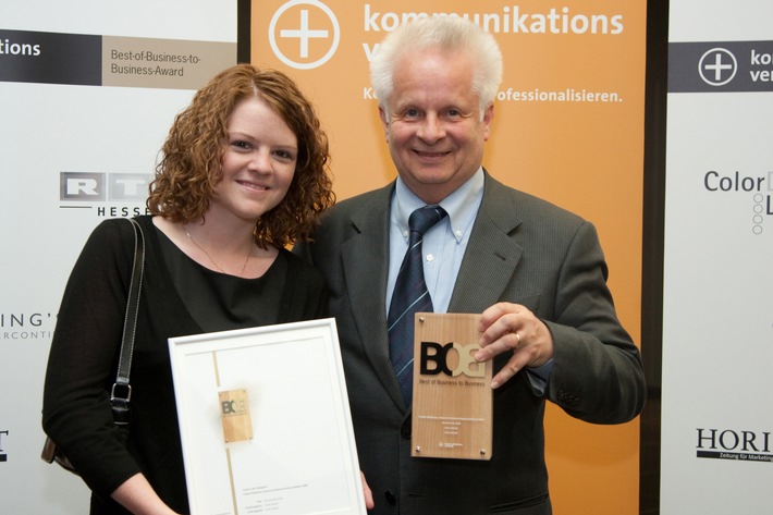 news aktuell gewinnt Gold beim BoB "Best of Business-to-Business" Award 2008 in Frankfurt