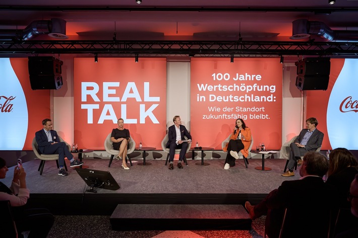 Real Talk: Coca-Cola Deutschland im Dialog mit der Politik über Investitionen, Innovation und Arbeitsplätze