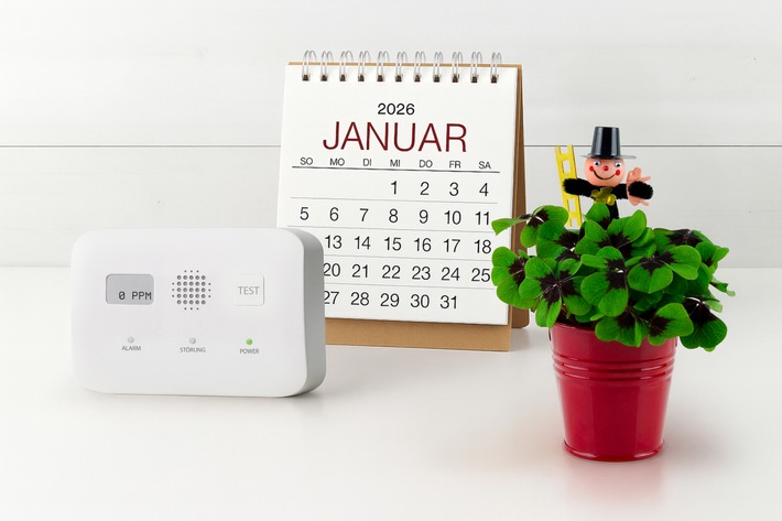 Guter Vorsatz mit lebensrettender Wirkung: Zum Jahresbeginn 2026 CO-Melder installieren