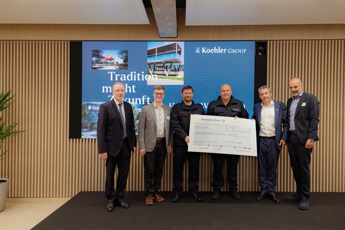 A Commitment to the Community:  Koehler Group Sponsors Willstätt Fire Brigade Youth Outreach Program