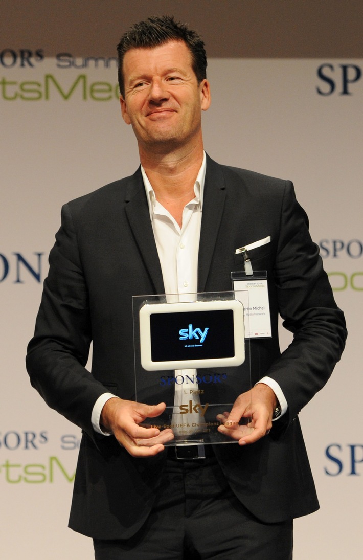 Sky gewinnt SPONSORs Innovationspreis der Sportmedienbranche 2013 (BILD)