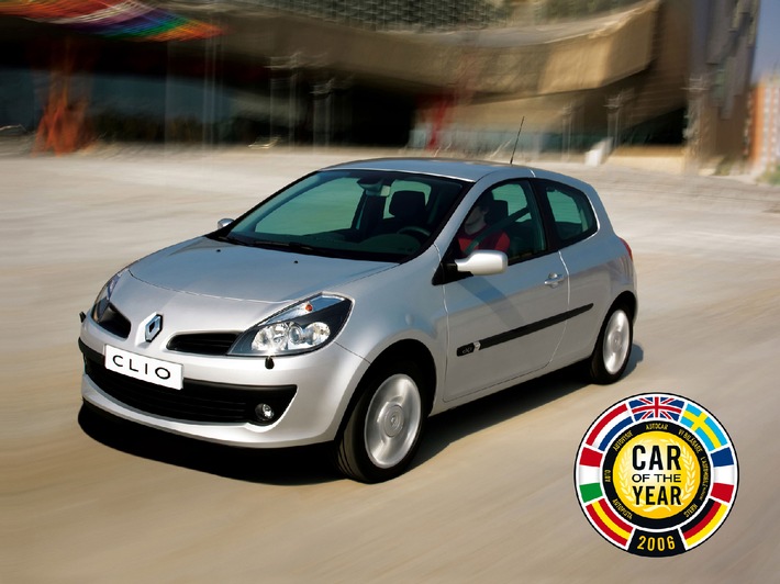 Neuer Clio ist Auto des Jahres 2006&quot; - Renault gewinnt höchste europäische Auszeichnung