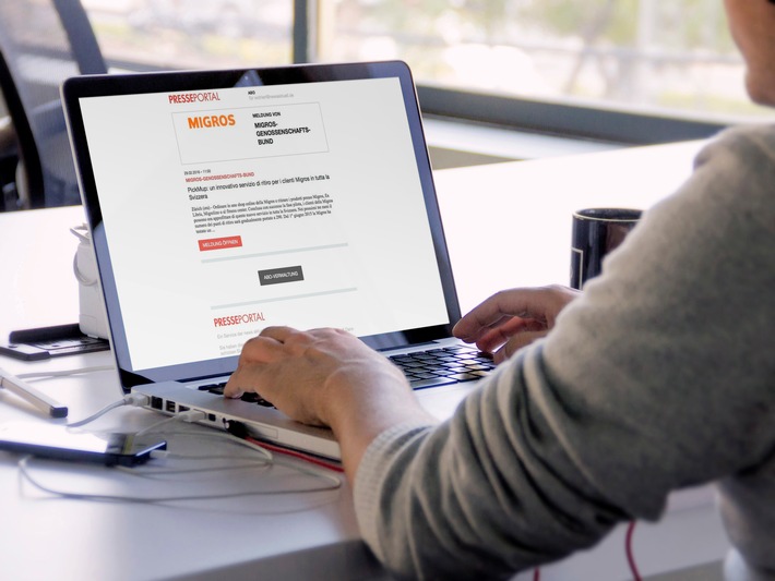 Presseportal.ch: Nouveau service d