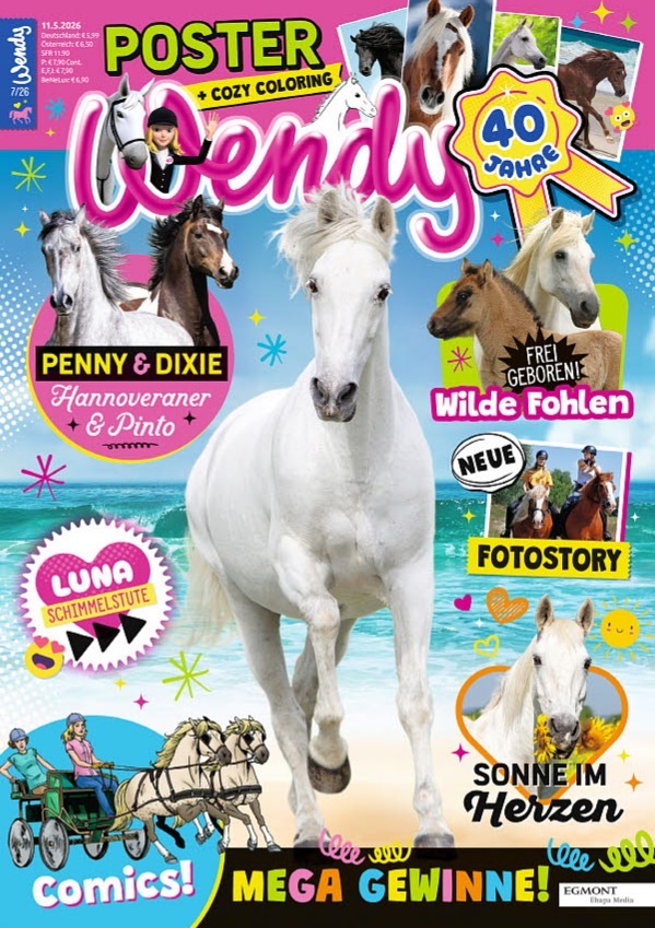 Egmont Ehapa Media feiert 40 Jahre Kultmagazin "Wendy"!