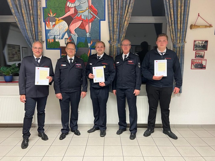 FW-WRN: Jahreshauptversammlung der Löschgruppe 4 aus Holthausen der Freiwilligen Feuerwehr Werne