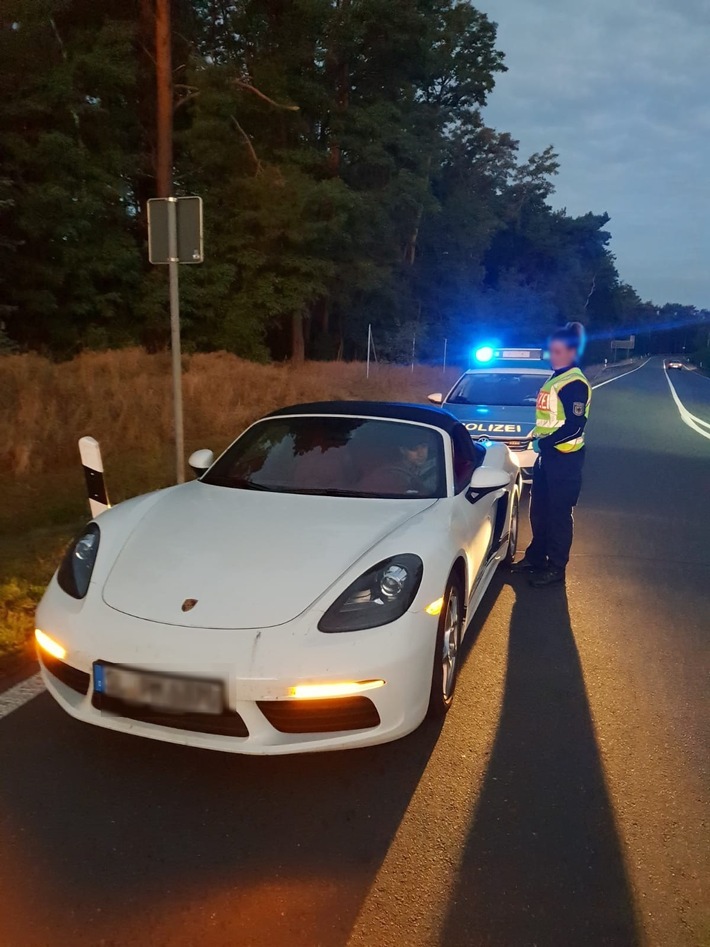 BPOLD-B: Gestohlenen Porsche gestoppt