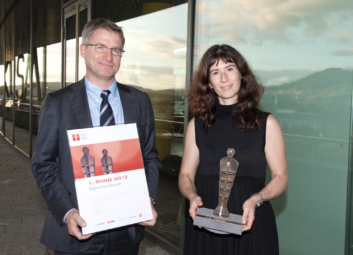 Ergon Informatik AG auf Rang 1 beim 12. Swiss Arbeitgeber Award